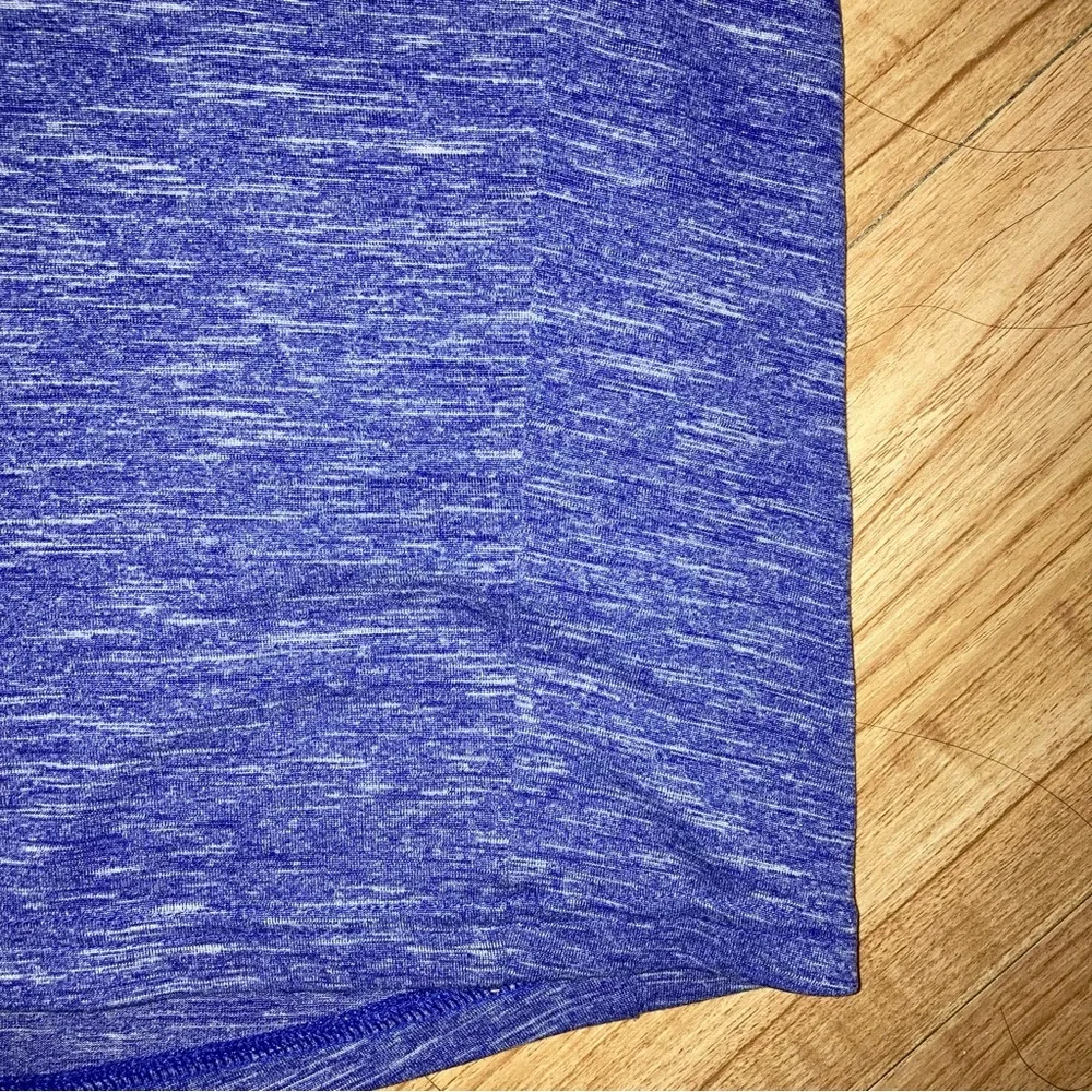Adidas Purple High Neck Logo Muscle Tank - Picture 4 of 5